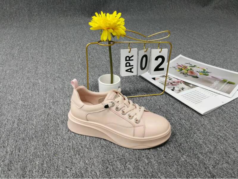 lifexpert-2022 Lace Up Women Sneakers Shoes Leathe