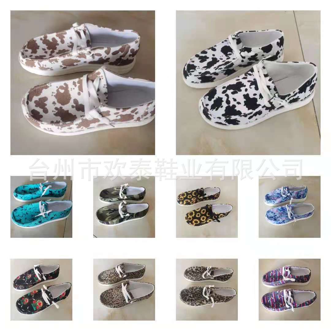 Famous Brand Women Causal Canvas Shoes Simple Styl