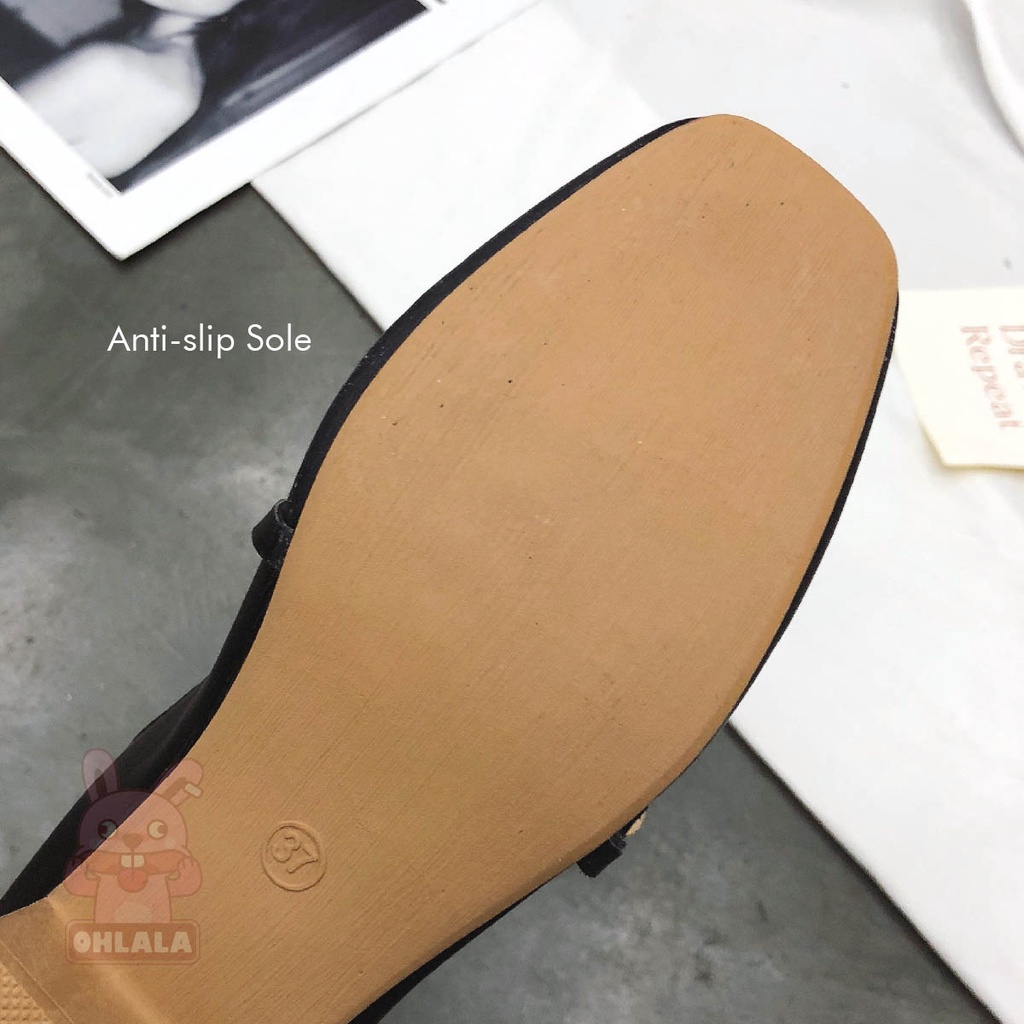 READY STOCKOLL Women Sandal Flat Women Shoe Kasut Perempuan Office Girl OL Kasut Slipper Shoe Lady F