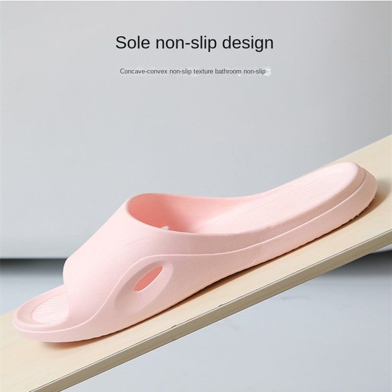 [Spot] Non-slip home slippers summer sandals women's indoor home bathroom men's slippers upgrade non