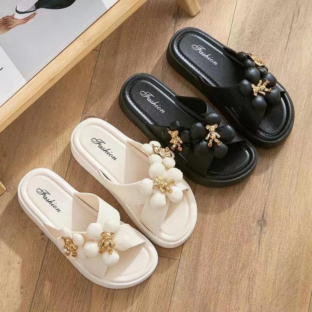 【COD】sandal women ladies selipar wanita kasut perempuan cantik murah
