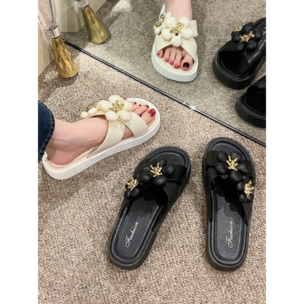 【COD】sandal women ladies selipar wanita kasut perempuan cantik murah