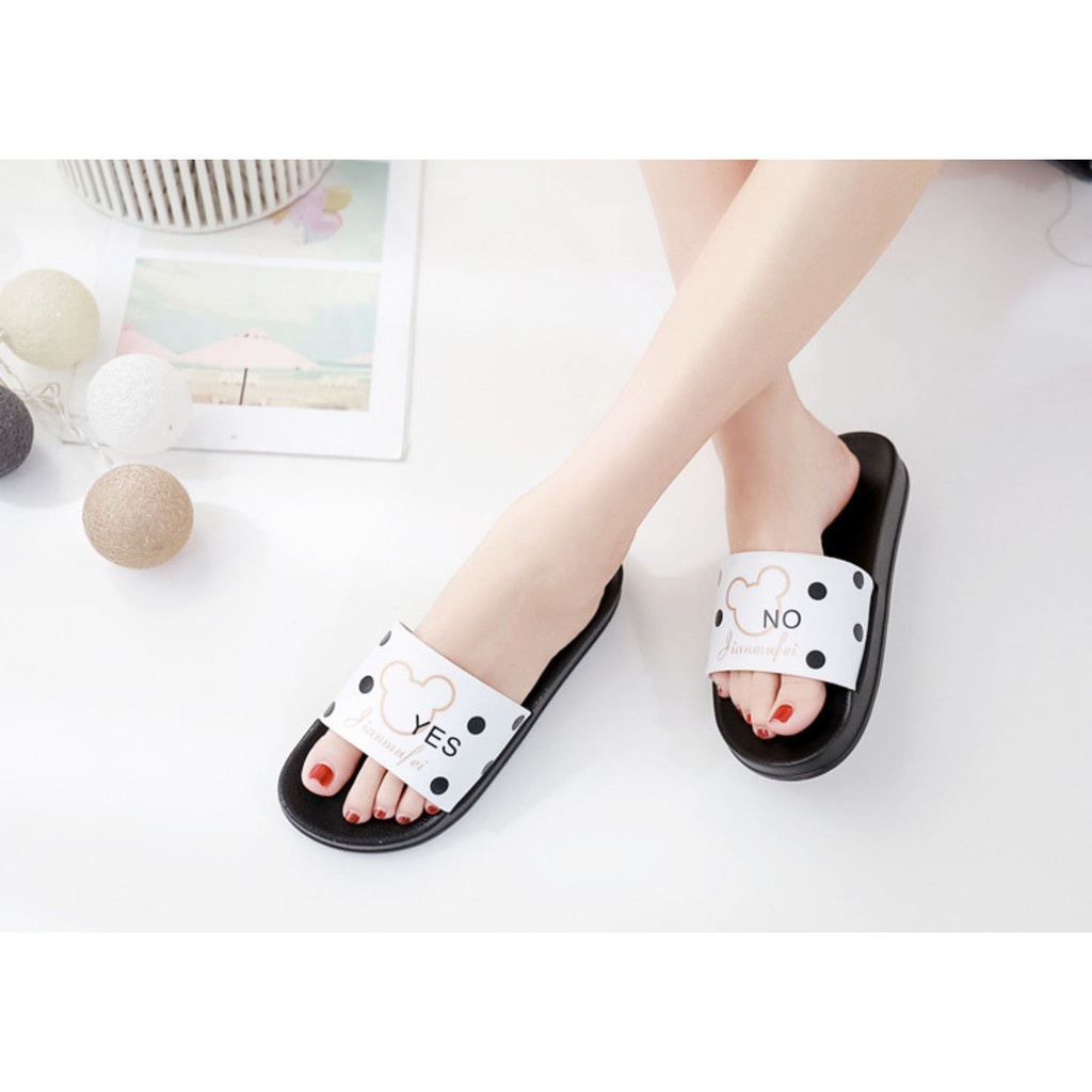K007 Kasut Selipar Mickey Mouse Anti Slip Sandal