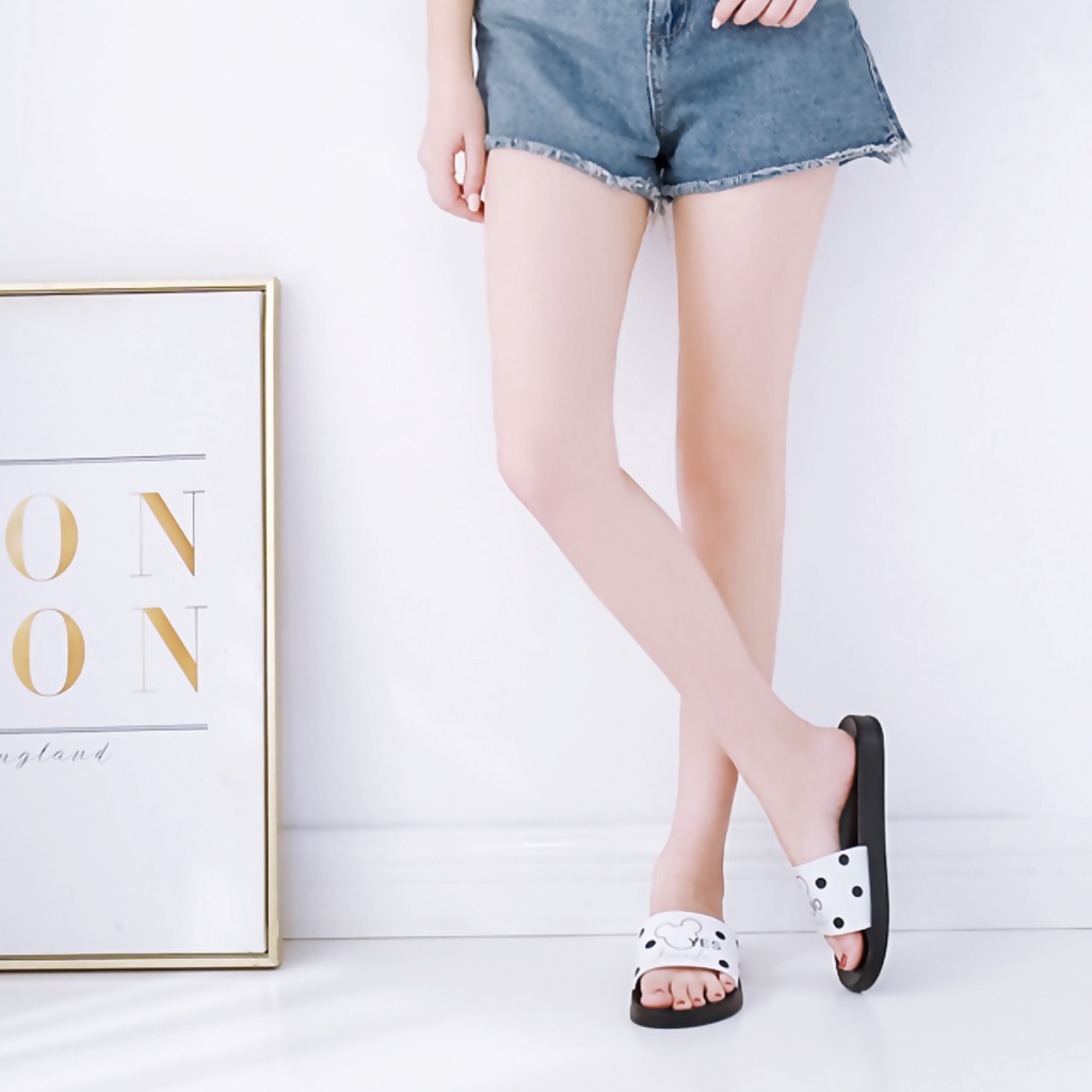K007 Kasut Selipar Mickey Mouse Anti Slip Sandal