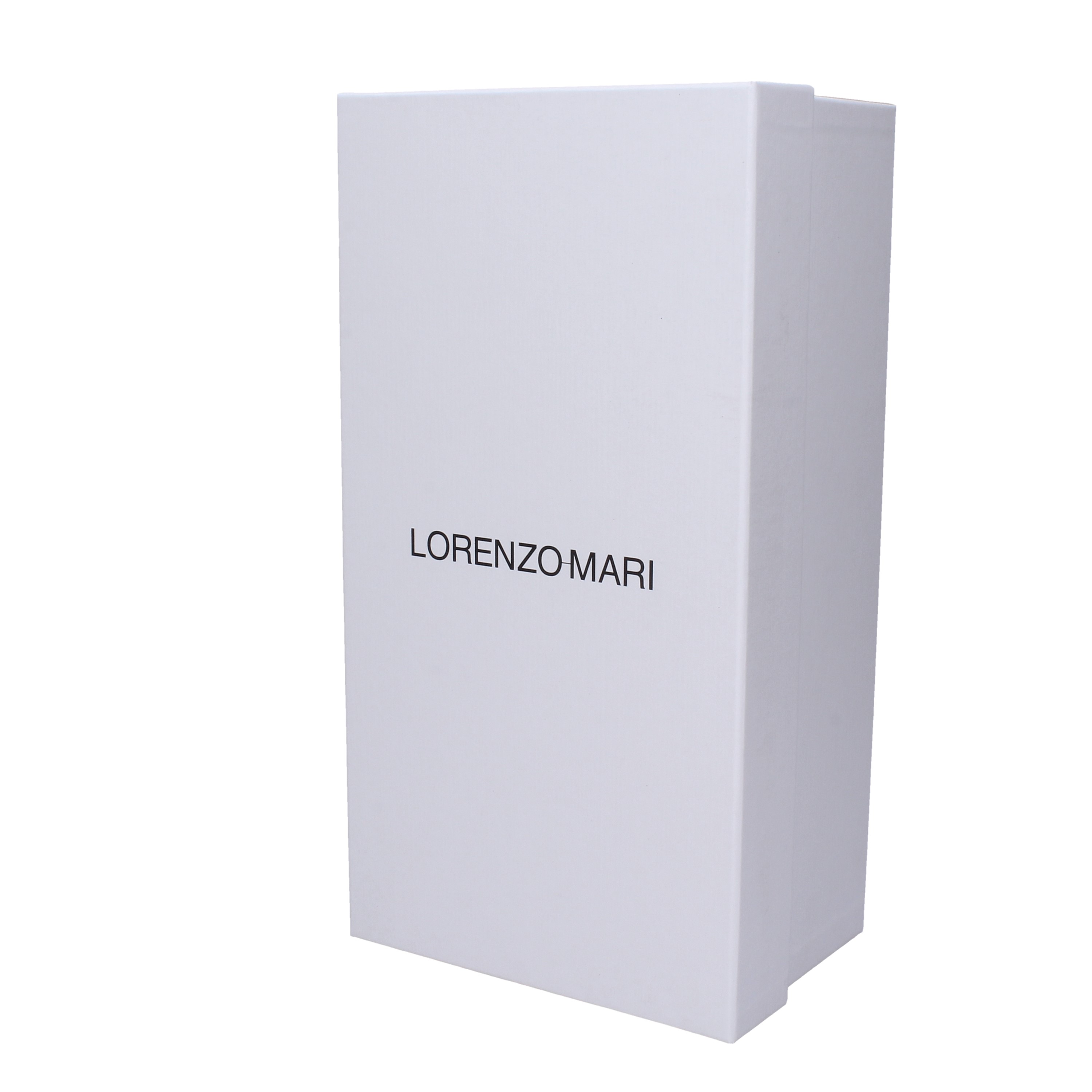 LORENZO MARI Women Sandals White genuine Leather LM039 [box with 9 pairs of shoes of these sizes]