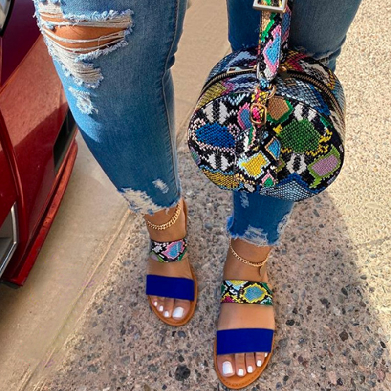 Summer new hot style women fashion sandals flat la