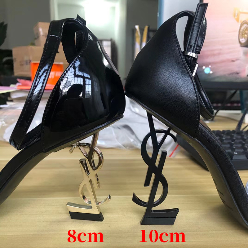 Factory direct sales fashion letter heel women's s