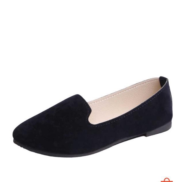 Women's Flat Shoes Suede Ballet Shoes 02