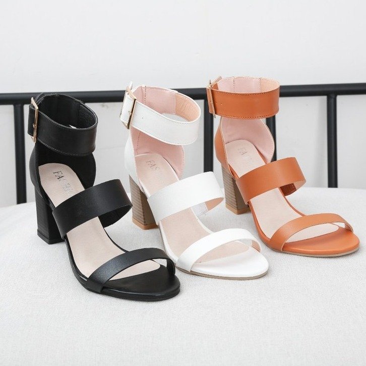 Roman style one-line buckle sandals new open toe h