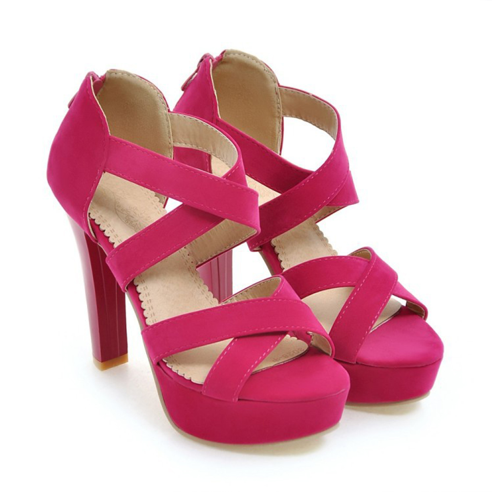 Fashionable in stock non-slip Roman style suede cr