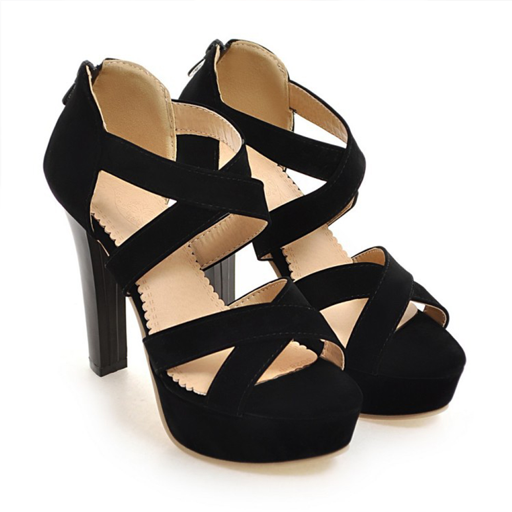 Fashionable in stock non-slip Roman style suede cr