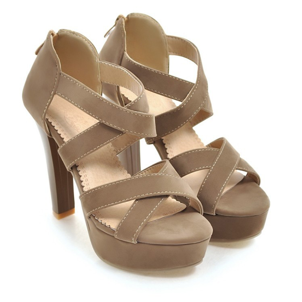 Fashionable in stock non-slip Roman style suede cr
