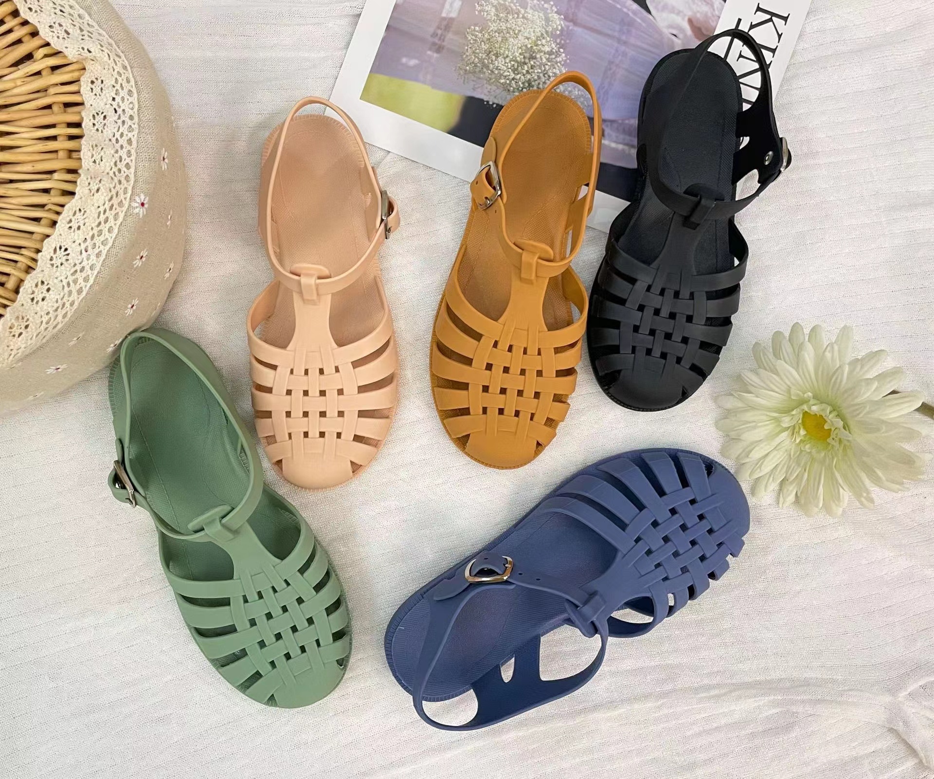 Factory Wholesale Jelly Shoes Student PVC Rubber R