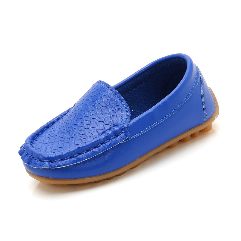 Spring Boys Girls PU Leather Casual Styles Soft Co
