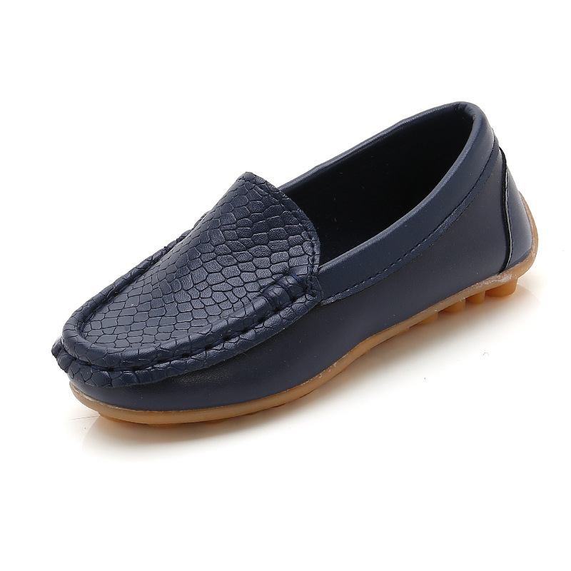 Spring Boys Girls PU Leather Casual Styles Soft Co