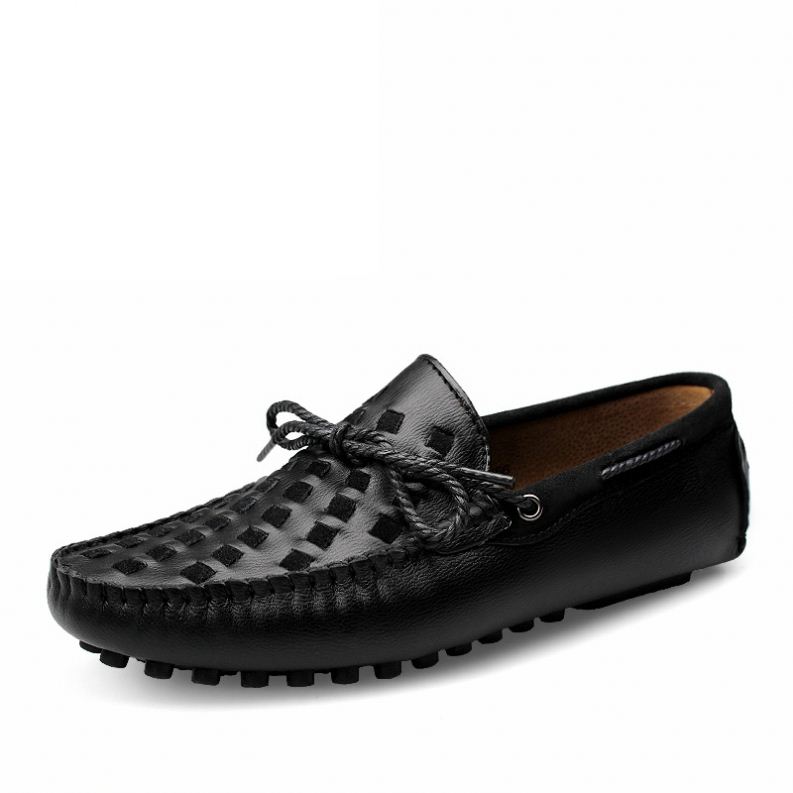 new style fashion casual doudou shoes Men's leathe
