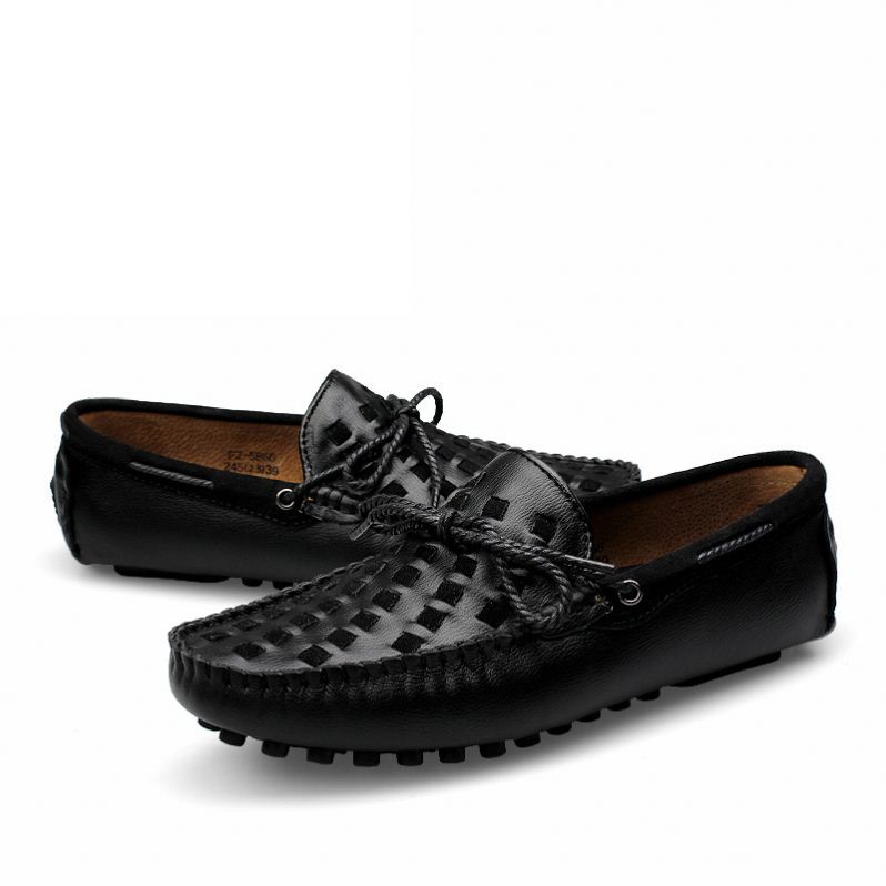 new style fashion casual doudou shoes Men's leathe