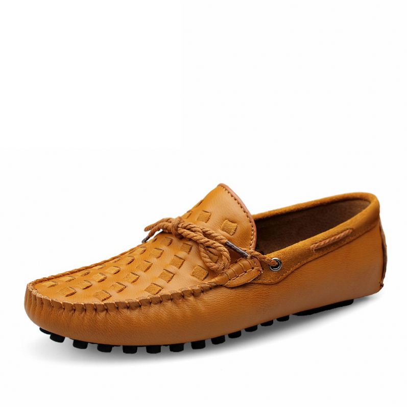 new style fashion casual doudou shoes Men's leathe