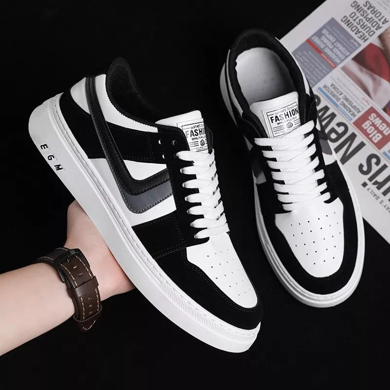 PRIA Men's Casual Trendy Sneakers Men's Shoes Lace Up EGM