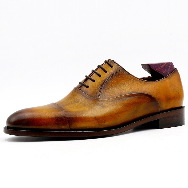 Goodyear Welt 2022 Fashion Genuine Cow Leather Men Shoes High-end Wear-resisting Custom Elegant Men'