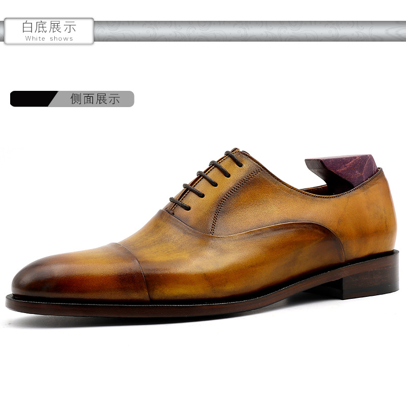 Goodyear Welt 2022 Fashion Genuine Cow Leather Men Shoes High-end Wear-resisting Custom Elegant Men'