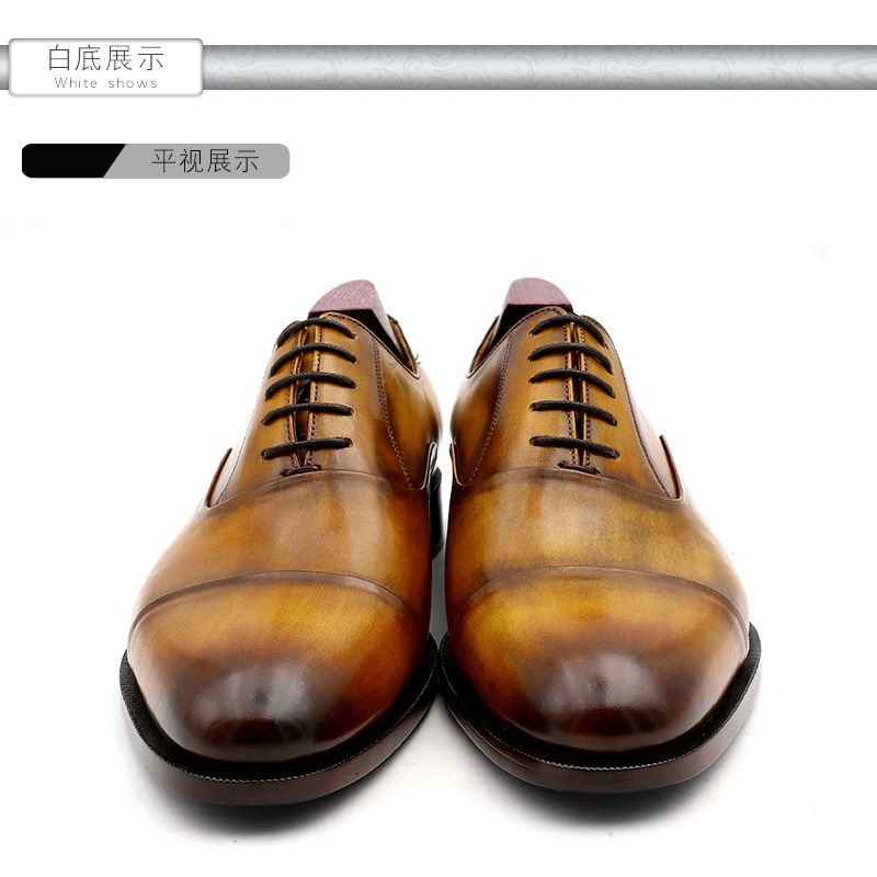 Goodyear Welt 2022 Fashion Genuine Cow Leather Men Shoes High-end Wear-resisting Custom Elegant Men'
