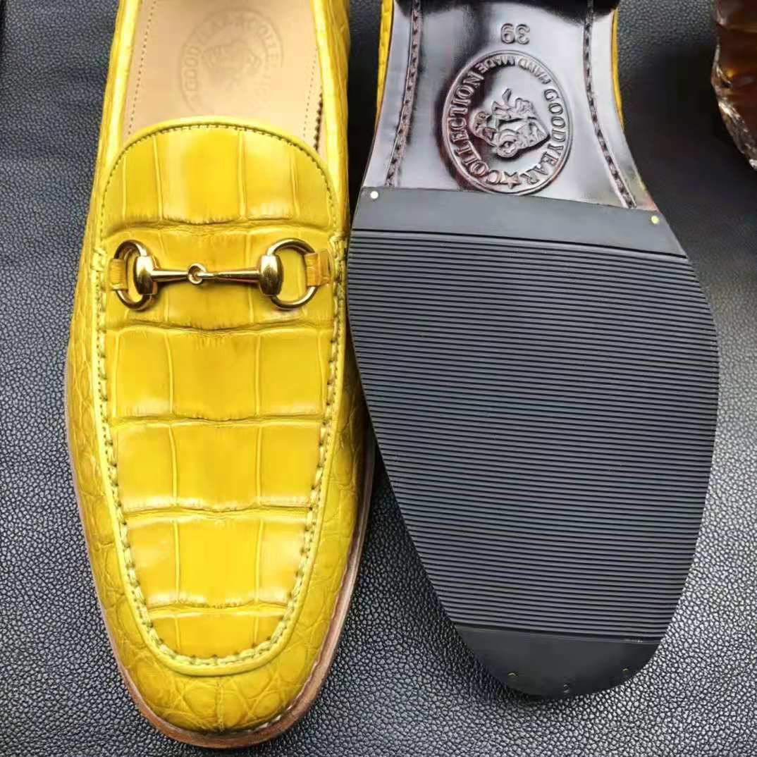 New Arrivals Men Alligator shoes Wholesale crocodi