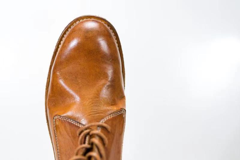 Ready to ship leather outsole women boots leather shoes retail