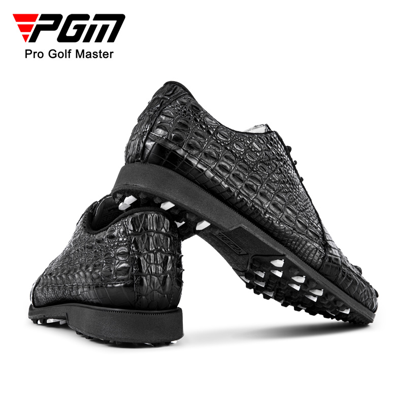 PGM XZ204 alligator golf shoes top grade waterproof leather mens golf shoes