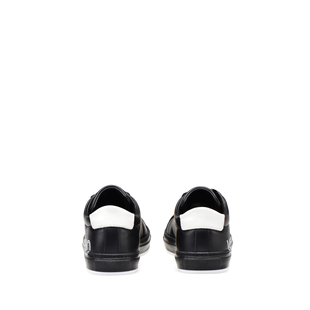 Original Valentino Shoes Smooth Black Leather Luxu