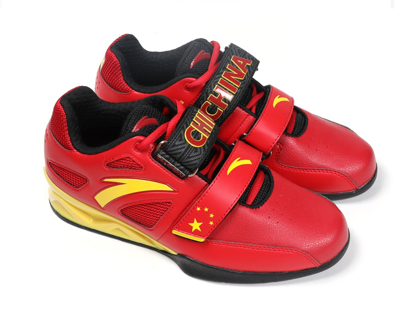 ANTA Weightlifting Shoes Training Competition Squat Load Bearing Buffer Support Leather TPU Material