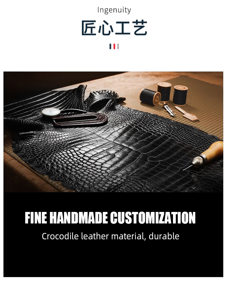 PGM XZ204 luxury casual premium crocodile leather golf shoes for men leather waterproof antiskid gol