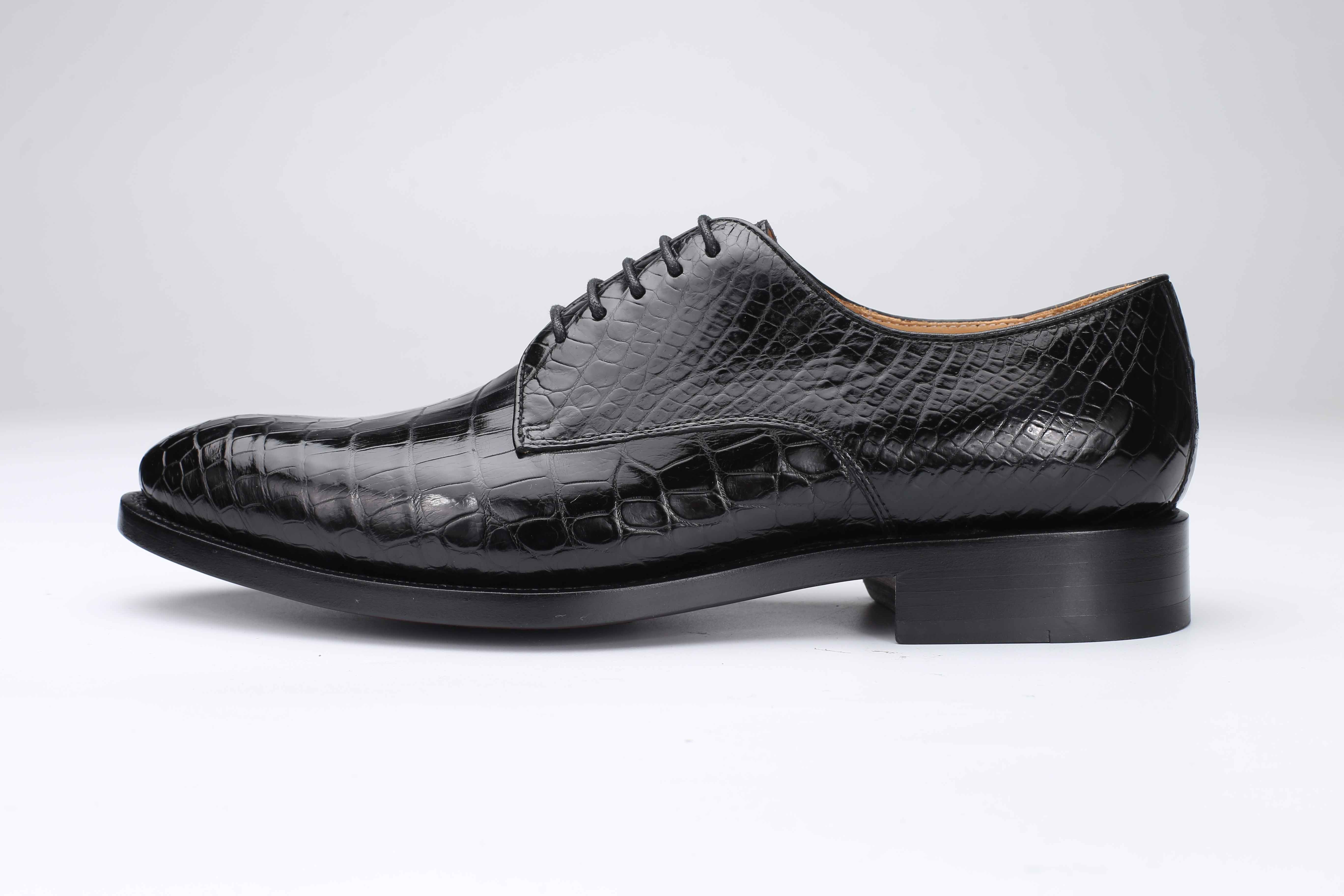 Customized logo nice italian style crocodile shoes men's business shoes alligator shoes for real