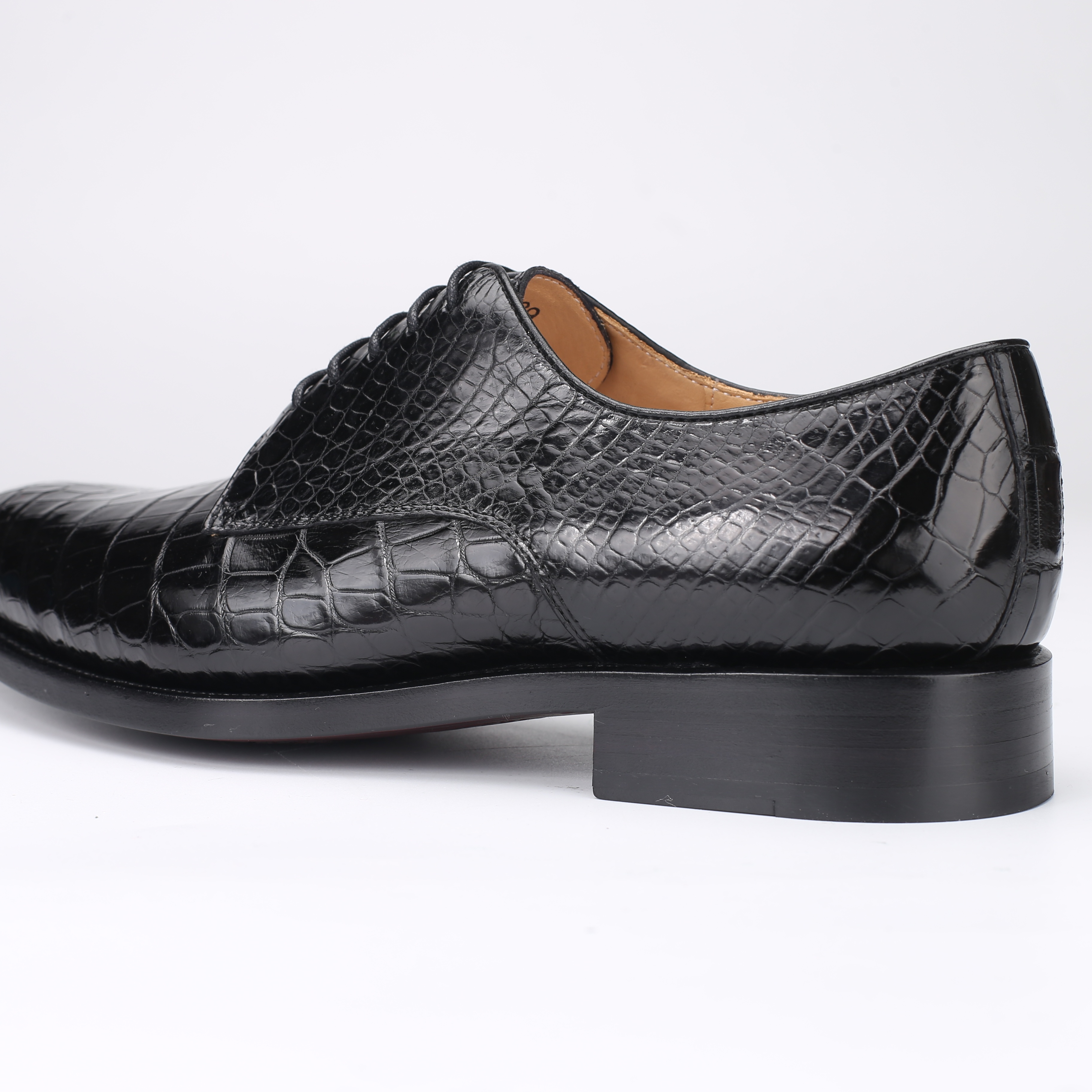 Customized logo nice italian style crocodile shoes men's business shoes alligator shoes for real