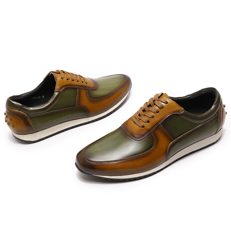 sports shoes mens oxford new style genuine leather