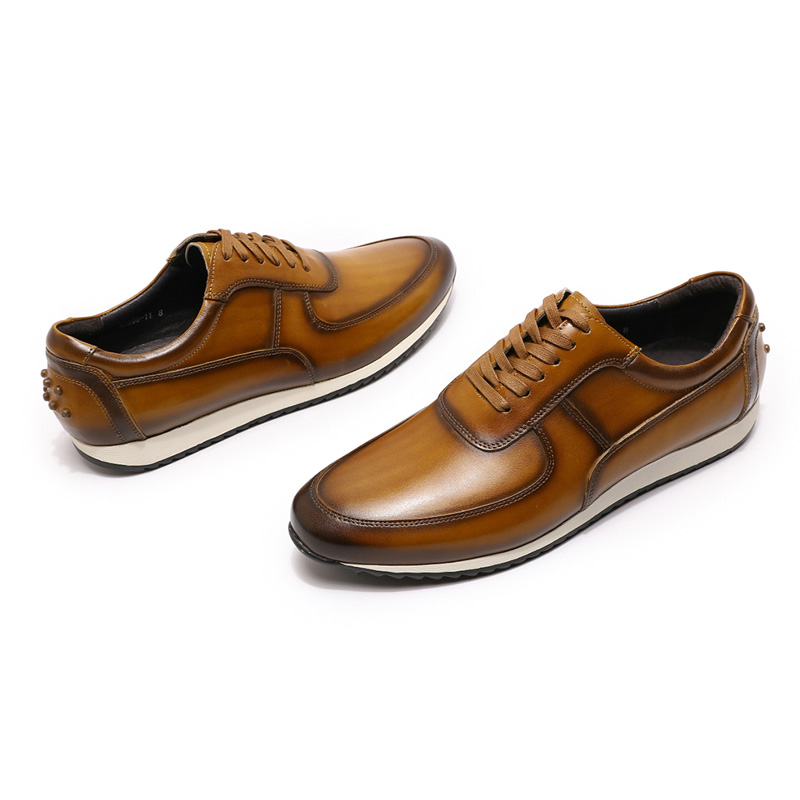 sports shoes mens oxford new style genuine leather