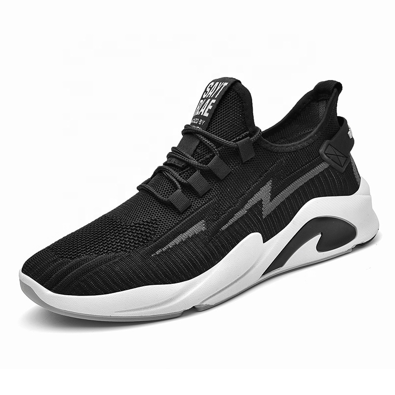 Men Sneakers Breathable Lace up Men Mesh Sport Sho