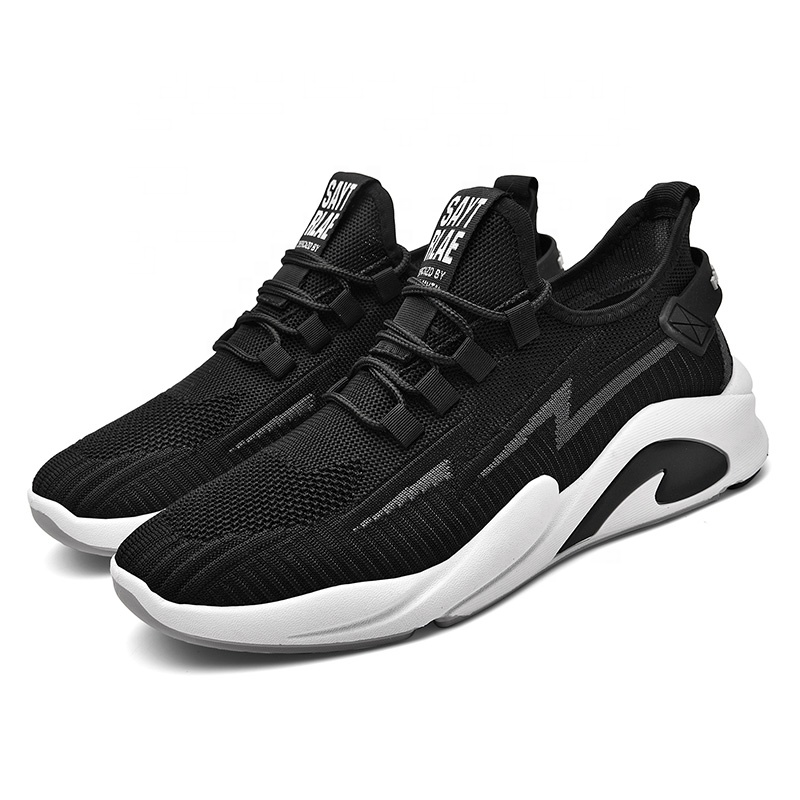 Men Sneakers Breathable Lace up Men Mesh Sport Sho
