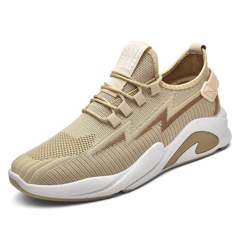 Men Sneakers Breathable Lace up Men Mesh Sport Sho