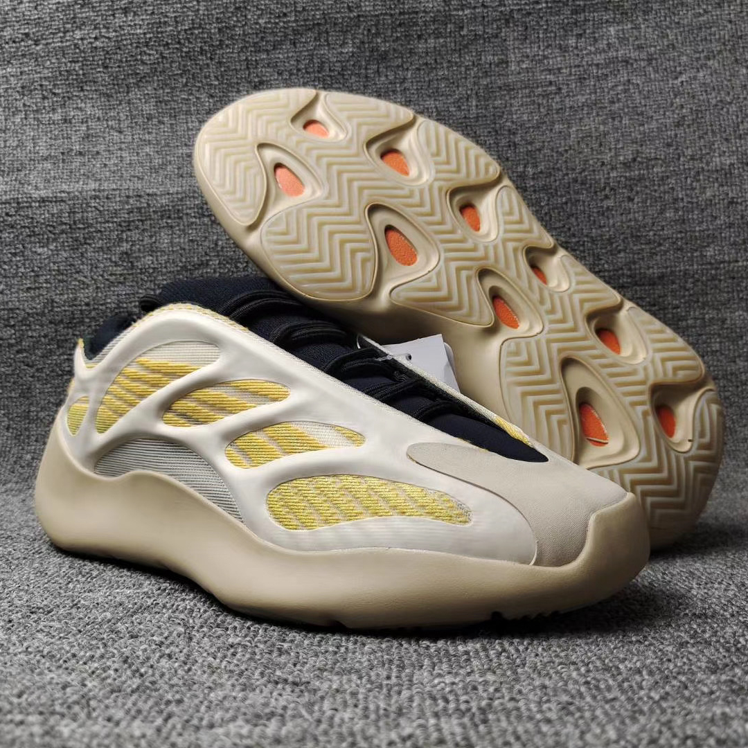 2022 Hi-Res Blue Original Arrival Designer Top Quality Reflective Breathable Yellow Yeezy 700 V3 Wal