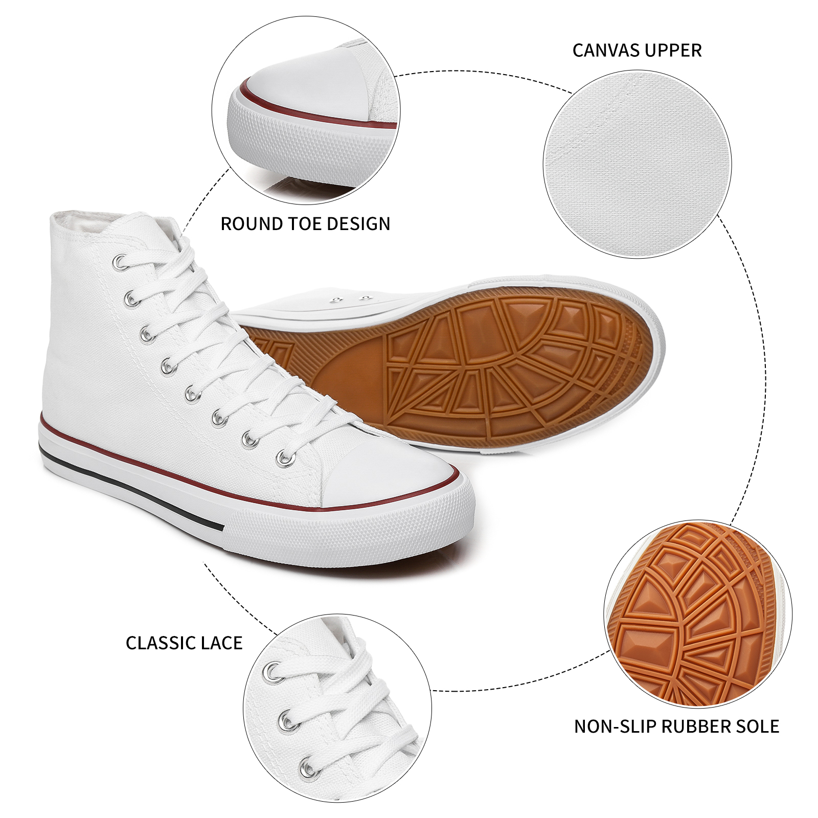 2022 New Arrival Women's Classic High Top Canvas S