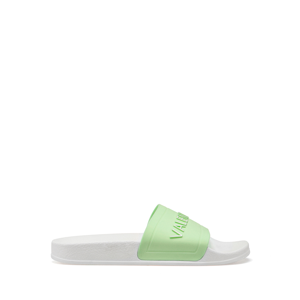 Original Valentino Shoes Women Green and White Sli