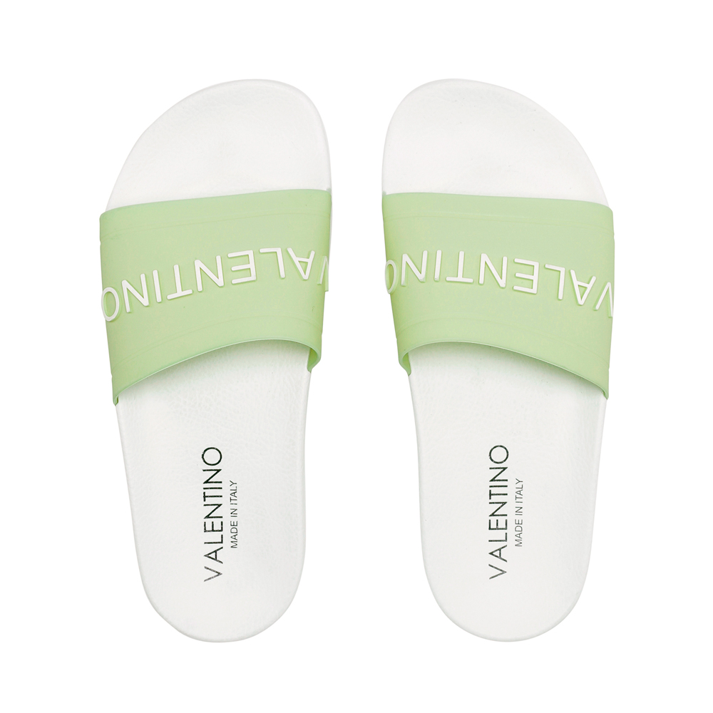 Original Valentino Shoes Women Green and White Sli