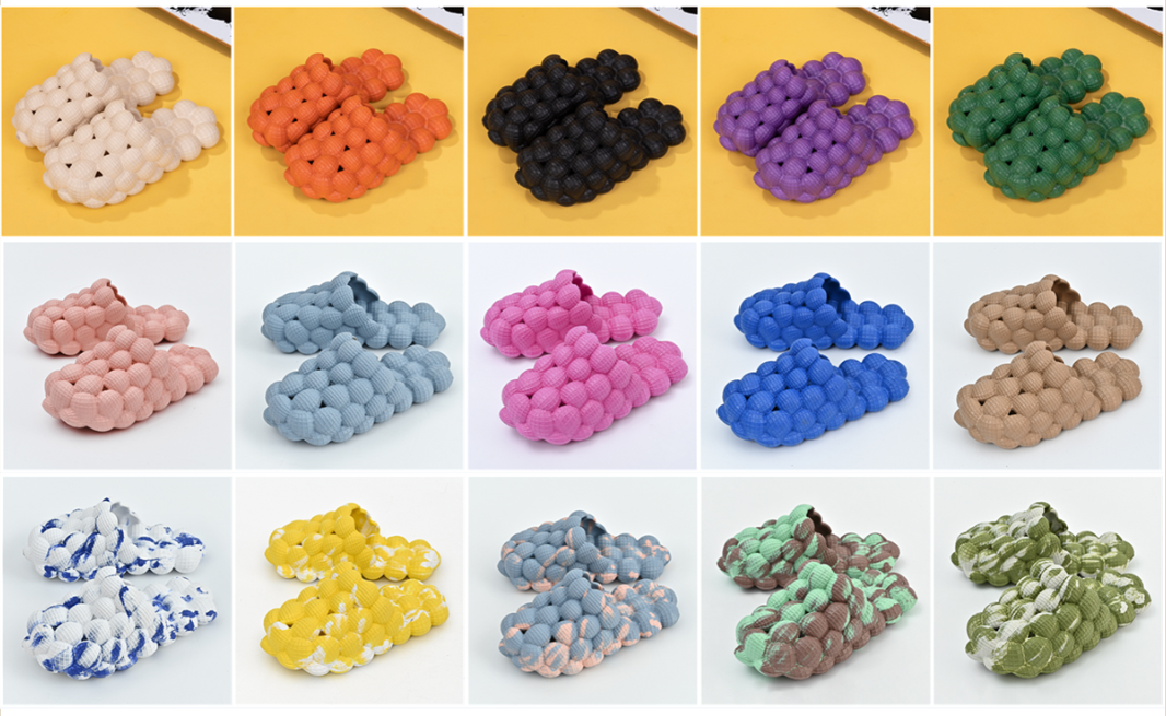 Hot Sale EVA Bubble Shoes Ladies Soft Massage Bott