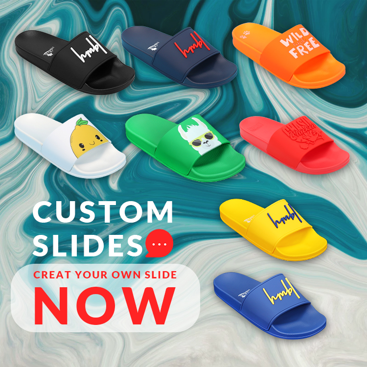 Men Custom Slides Slippers Platform Summer Water S