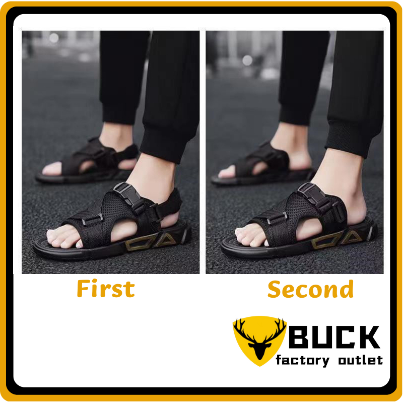 Ready Stock Fashion Men's Sandal Selipar Lelaki Men's Sandal Outdoor Removable LacesSelipar （39-45si