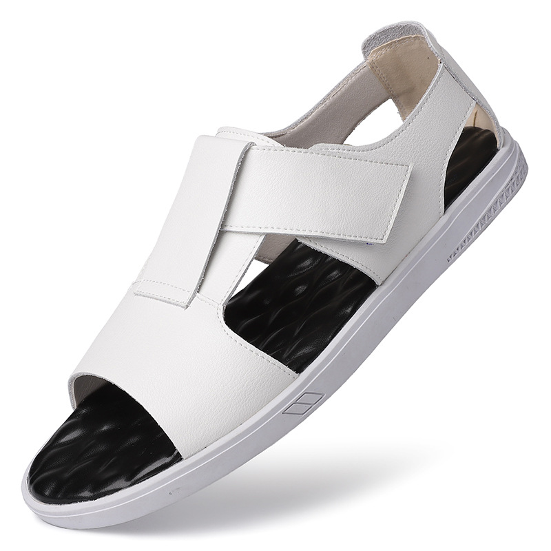 New Fashion Arabic Men's Genuine Leather Round Toe
