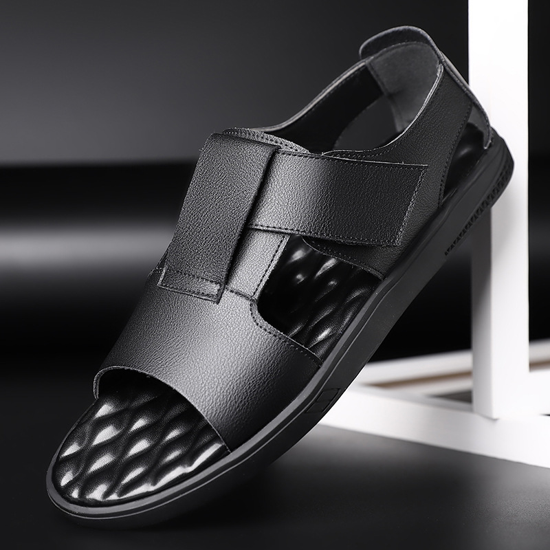 New Fashion Arabic Men's Genuine Leather Round Toe