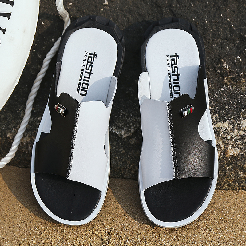 Sandals Men Summer Slippers 2020 Fashion Peep Toe 