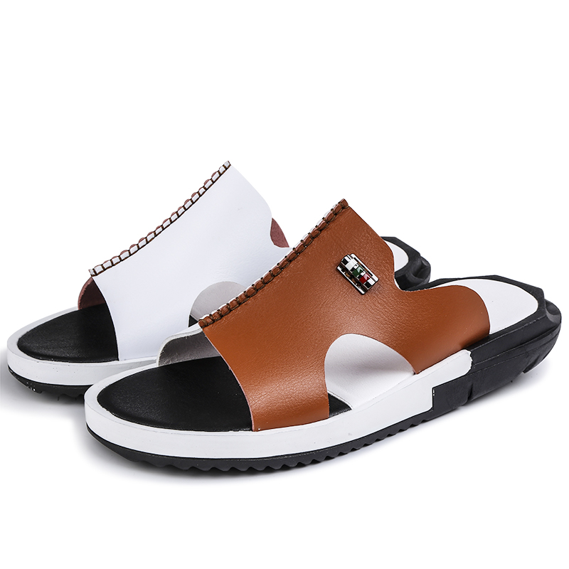 Sandals Men Summer Slippers 2020 Fashion Peep Toe 